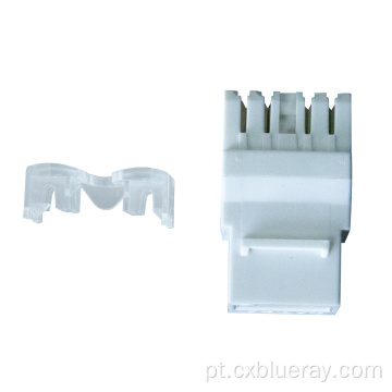 180 graus RJ45 Curto corpo Keystone ToolEss Jack 8p8c UTP Cat6 Modular Jack